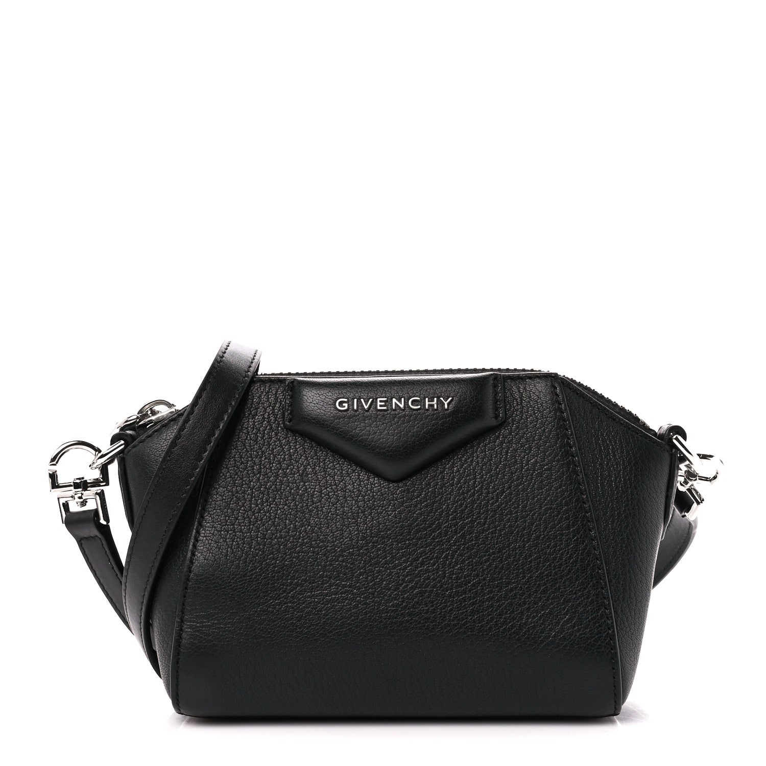 Givenchy Sugar Goatskin Nano Antigona Black 1 of 9