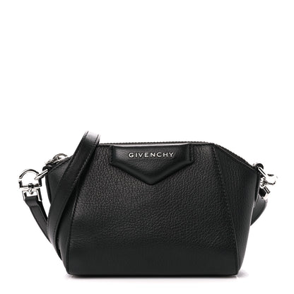 Givenchy Sugar Goatskin Nano Antigona Black 1 of 9