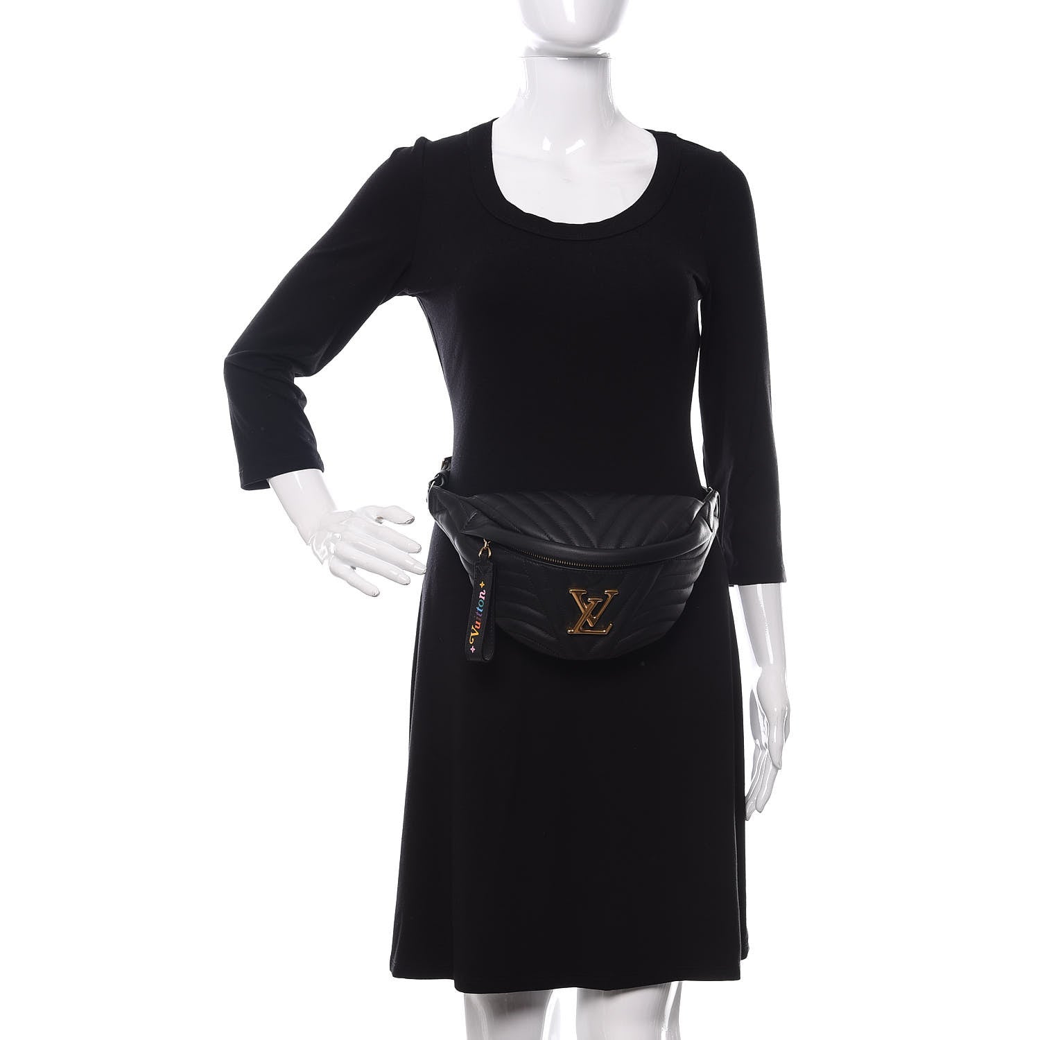 Louis Vuitton Monogram New Wave Bumbag Black 2 of 10