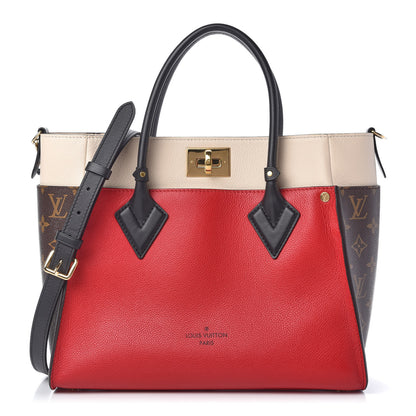 Louis Vuitton Calfskin Monogram On My Side Pirate Red 1 of 11