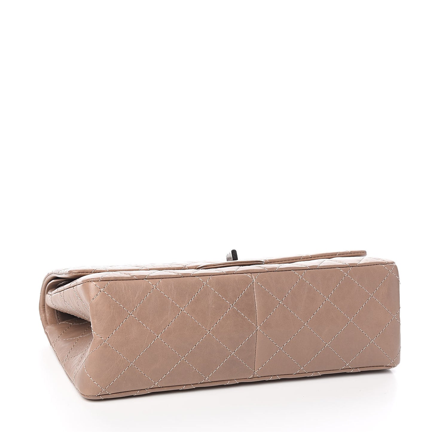 Aged Calfskin Quilted 2.55 Reissue 226 Flap Light Brown