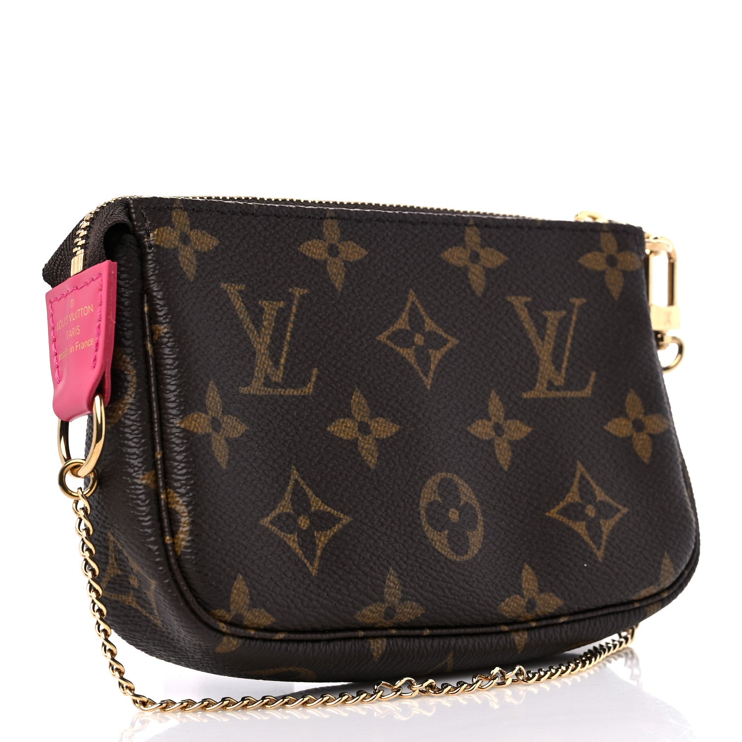 Louis Vuitton Monogram 2020 Christmas Animation Roller Coaster Mini Pochette Accessories Pivoine 3 of 9