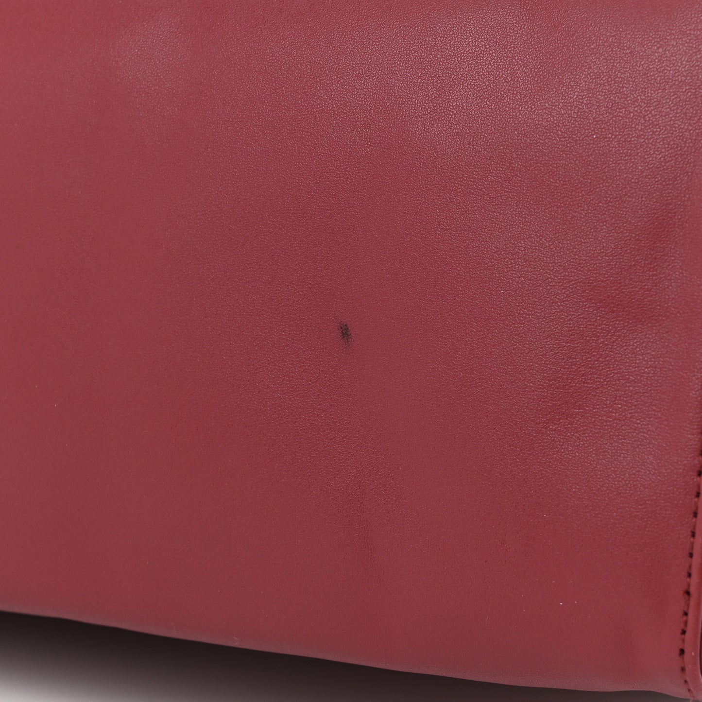 Vegan Leather Medium Shopping Bag Oxblood