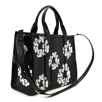 Marc Jacobs x Denim Tears Grained Calfskin Medium The Tote Bag Black 3 of 12