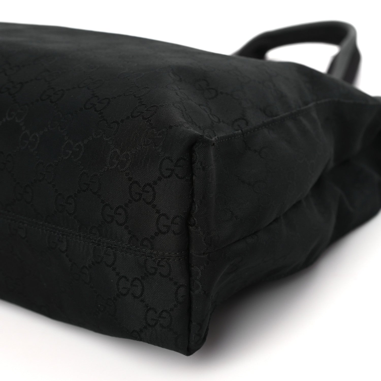 Gucci Nylon Monogram Tote Black 10 of 11