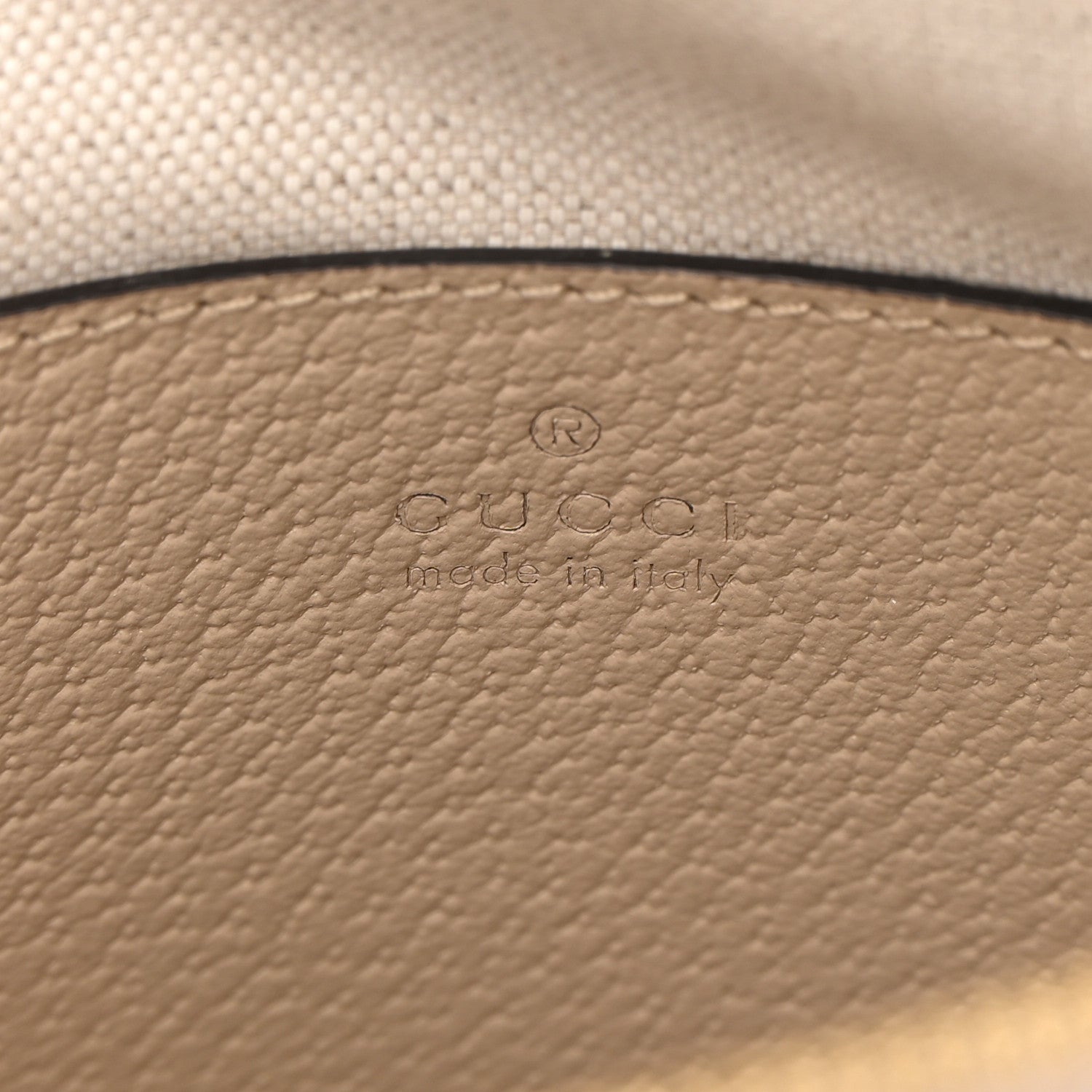 Gucci GG Supreme Monogram Textured Dollar Calfskin Web Small Ophidia Dome Shoulder Beige Mystic White Oatmeal 6 of 14