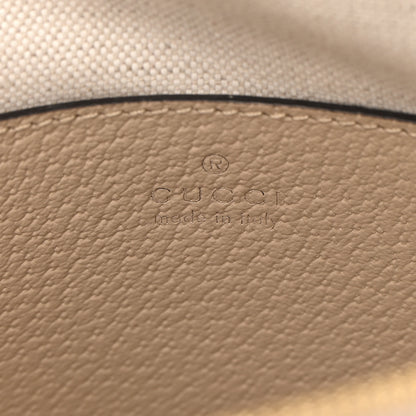 Gucci GG Supreme Monogram Textured Dollar Calfskin Web Small Ophidia Dome Shoulder Beige Mystic White Oatmeal 6 of 14