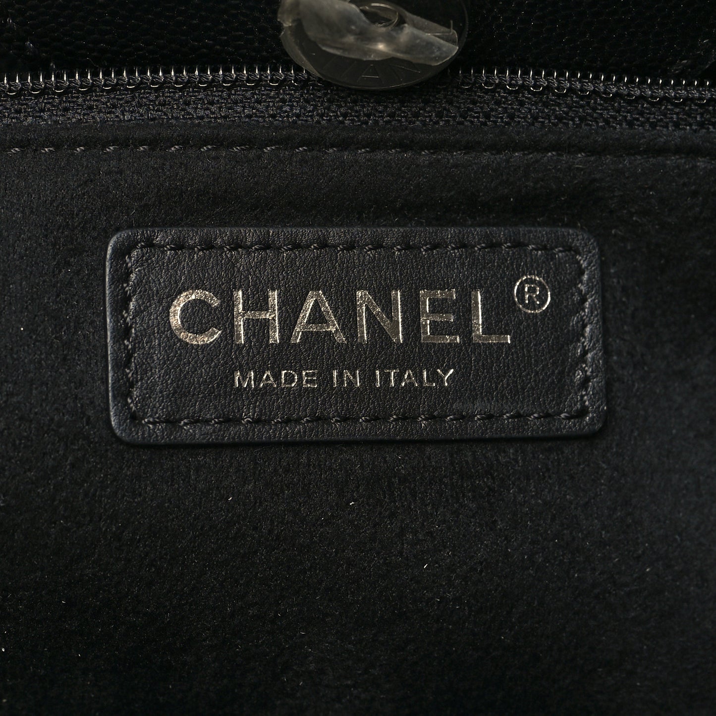 Caviar Small Studded Deauville Tote Black