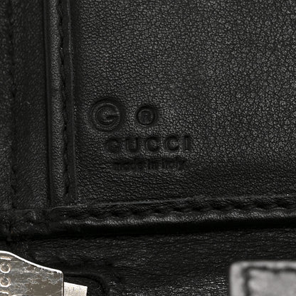 Gucci Microguccissima Large Zip Around Organizer Wallet Black 6 of 9