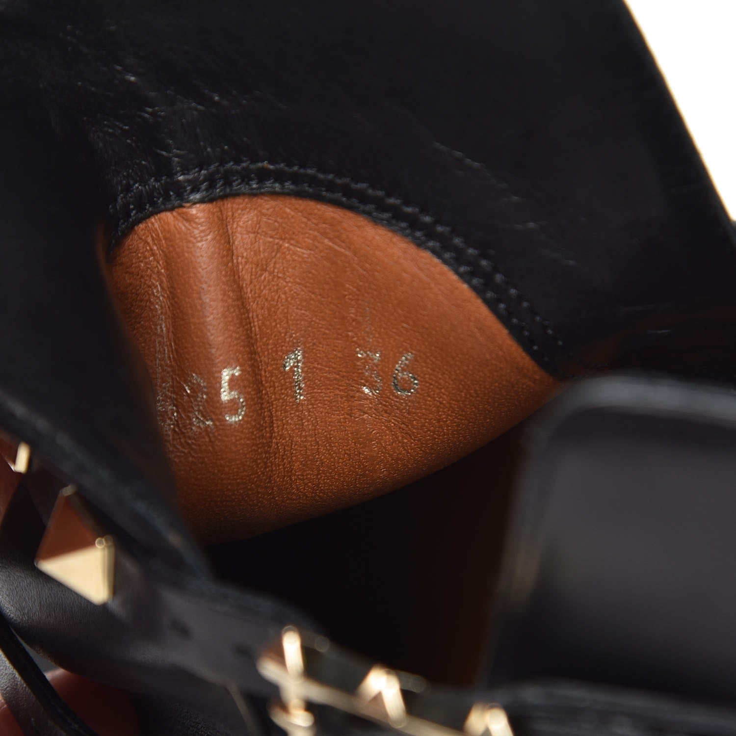 Valentino Garavani Calfskin Rockstud Double Buckle 65mm Ankle Boots 36 Black 8 of 10