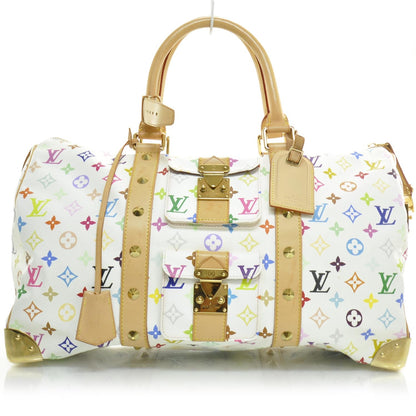 Louis Vuitton Monogram Multicolor Keepall 45 White 1 of 10