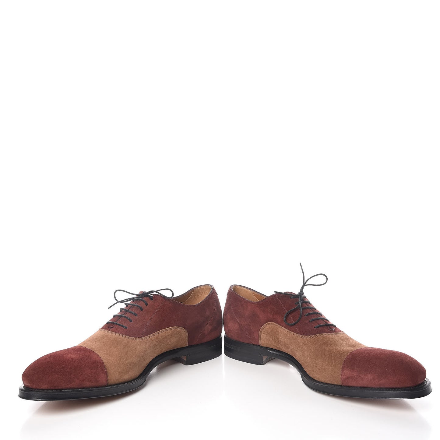 Suede Mens Lace Up Oxfords 12 Brown