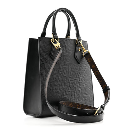 Louis Vuitton Epi Sac Plat BB Black 3 of 10