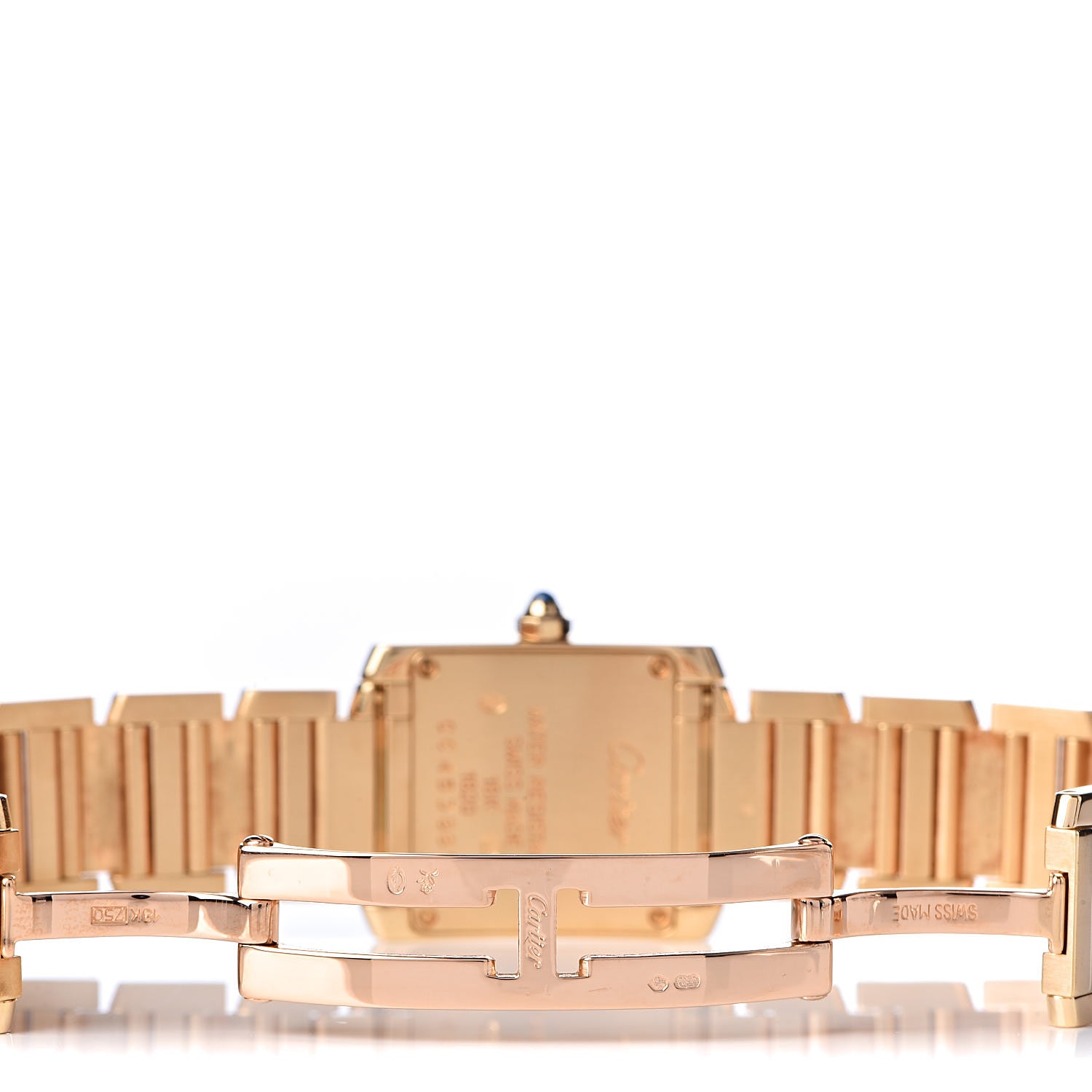 Cartier 18K Yellow Gold 20mm Tank Francaise Quartz Watch 5 of 7