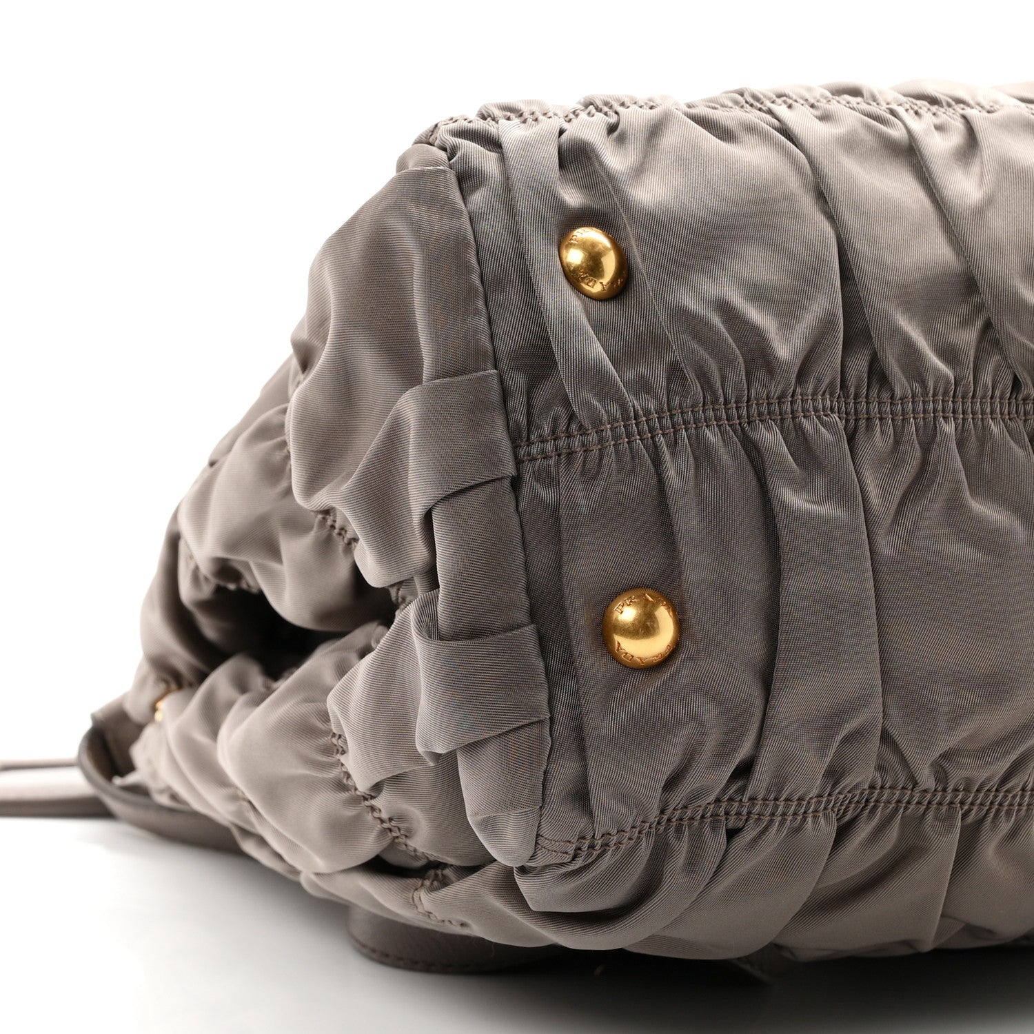 Prada Tessuto Nylon Gaufre Shopping Satchel Argilla 9 of 10