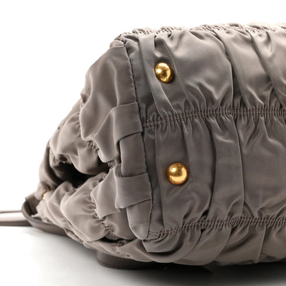 Prada Tessuto Nylon Gaufre Shopping Satchel Argilla 9 of 10