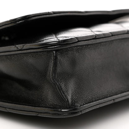 Chanel Lambskin Quilted Wallet On Chain WOC Black 10 of 13