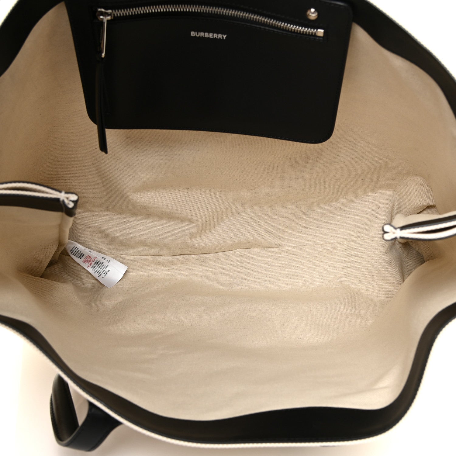 Burberry Canvas Lewes Tote Natural 4 of 10
