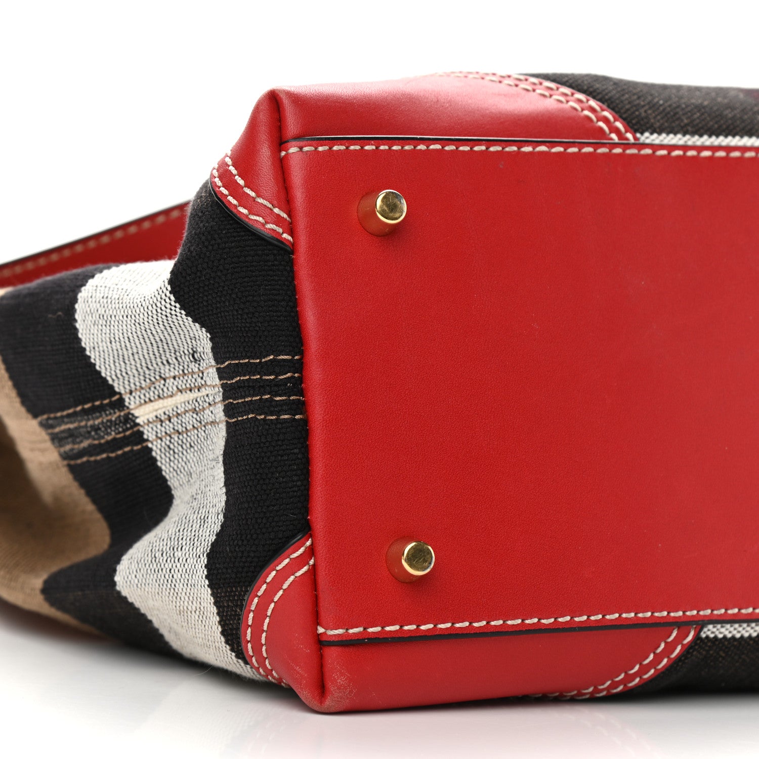 Burberry Canvas Mega Check Medium Maidstone Cadmium Red 7 of 13