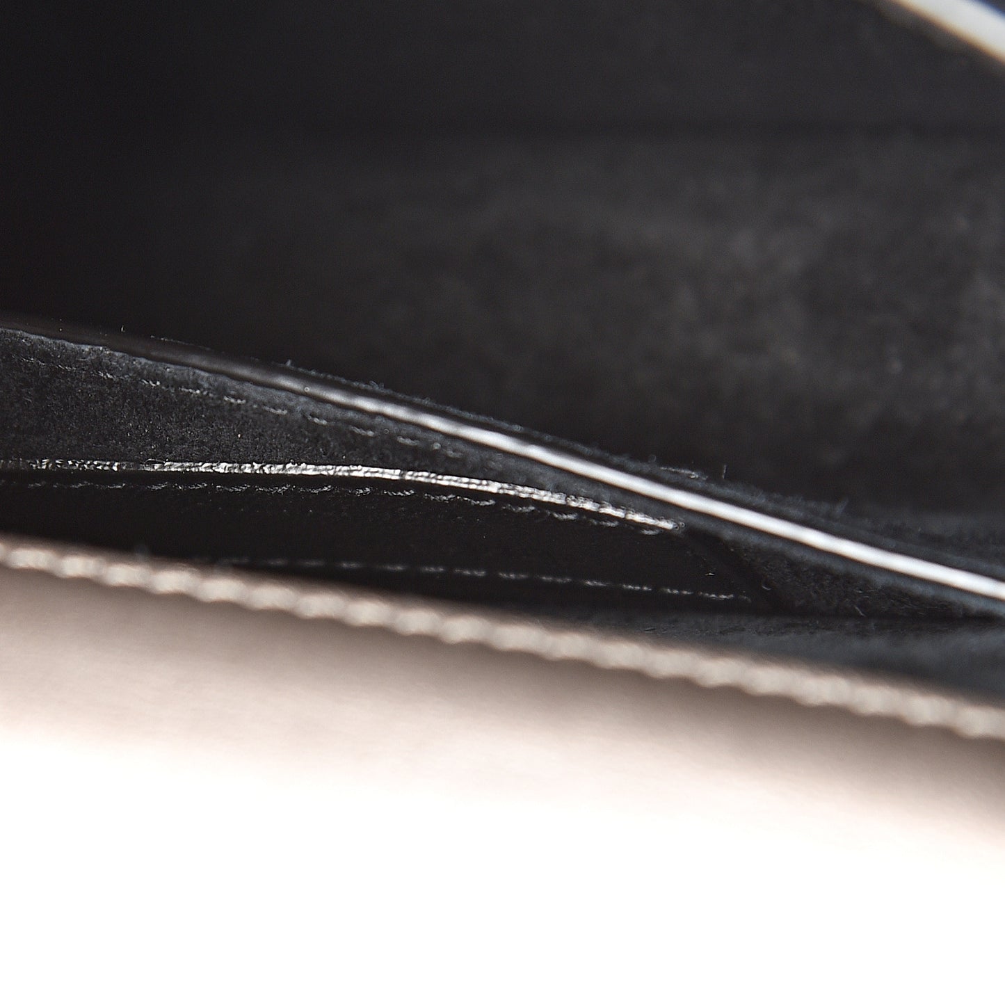 Metallic Calfskin Small Monogram Sunset Piombo