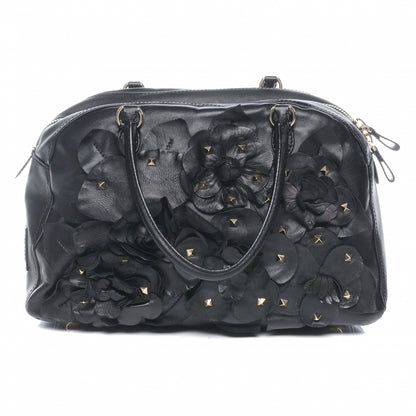 Valentino Garavani Nappa Studded Rosette Bowler Black 1 of 7