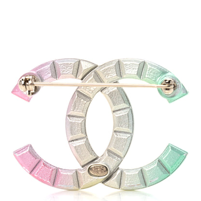 Chanel Metal Studded CC Rainbow Brooch Multicolor 4 of 6
