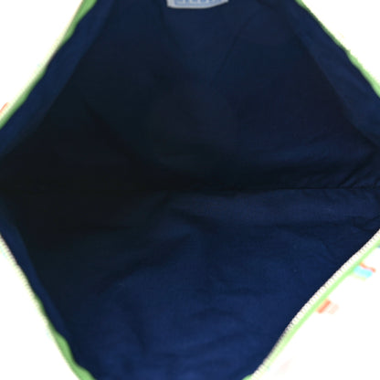 Hermes Canvas Large Petit Chalutier Case Azur 5 of 9