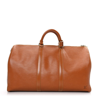 Louis Vuitton Epi Keepall 50 Cipango 1 of 12