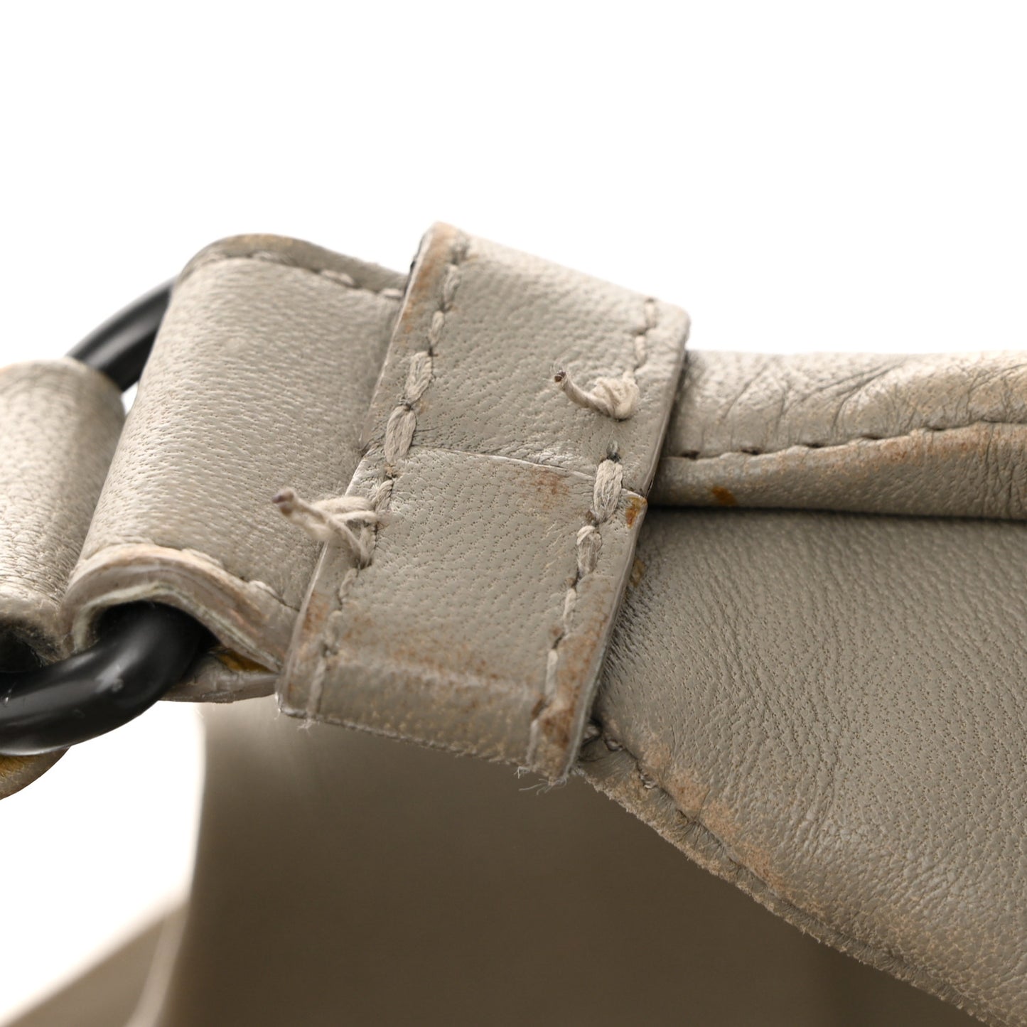 Nappa Intrecciato Medium Campana Hobo Light Grey