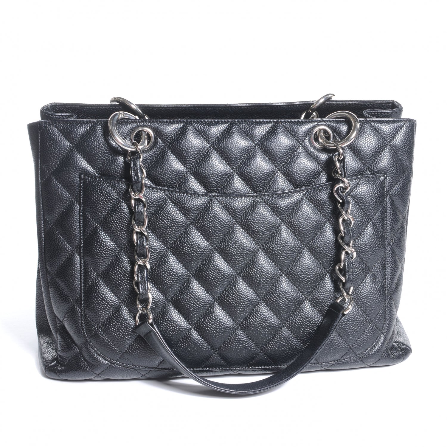 Chanel Caviar Grand Shopping Tote GST Black 3 of 9