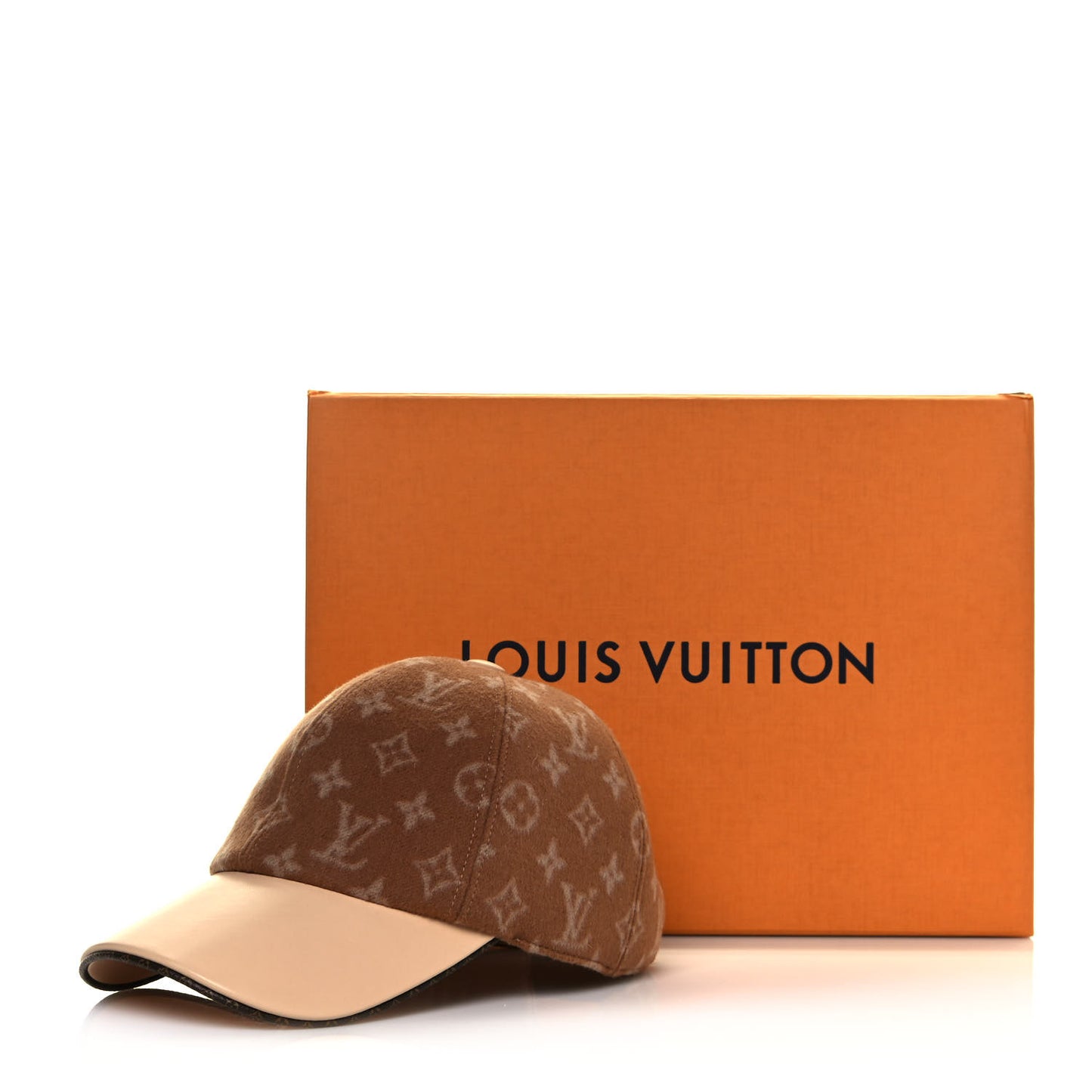 Wool Monogram Carry On Cap M Beige
