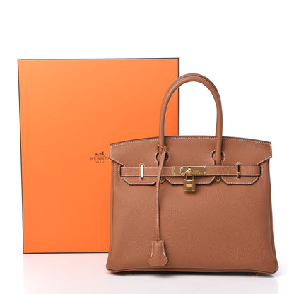 Hermes Togo Birkin 30 Gold 11 of 11