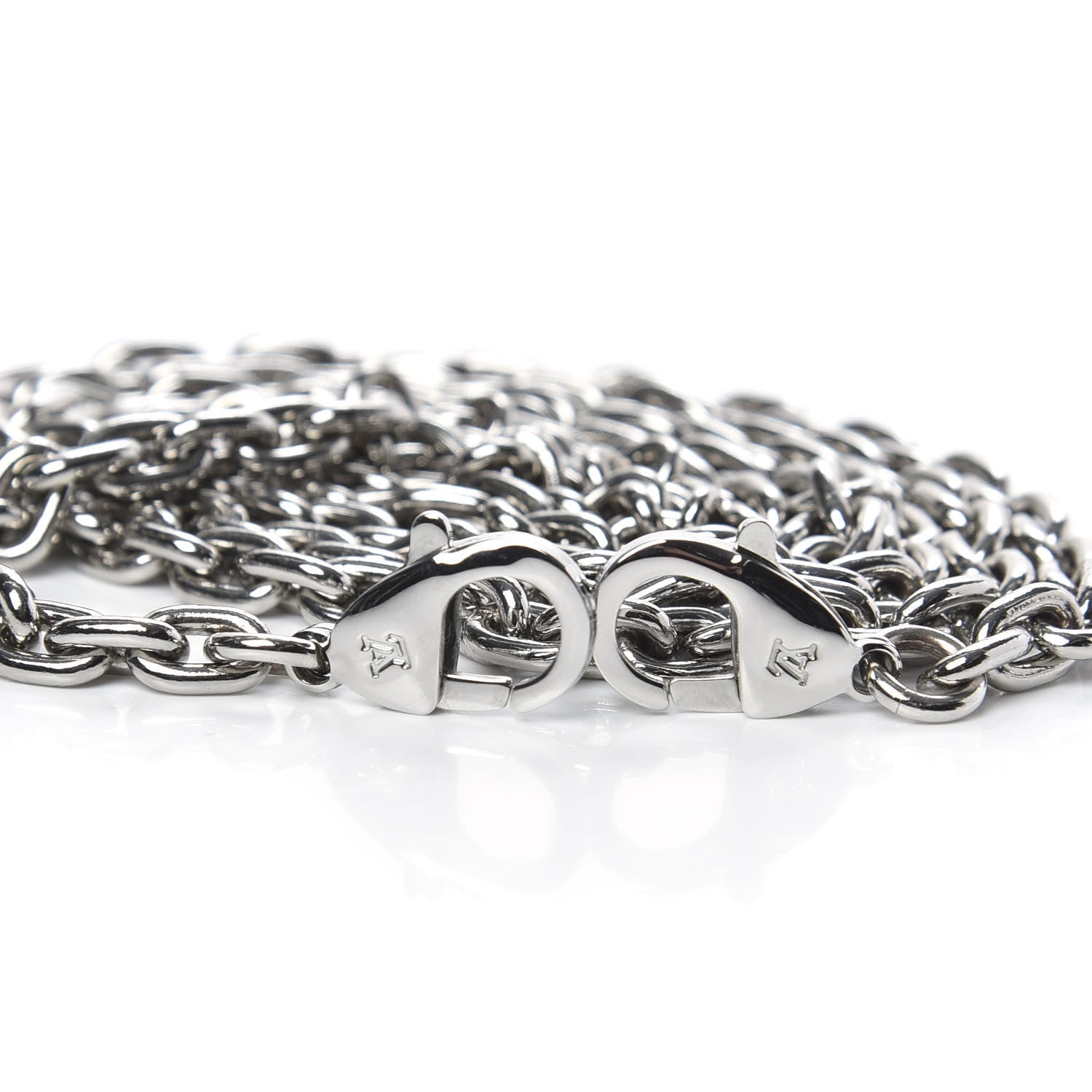 Louis Vuitton Epi Trunk Wallet Chain Shoulder Strap Silver 3 of 4