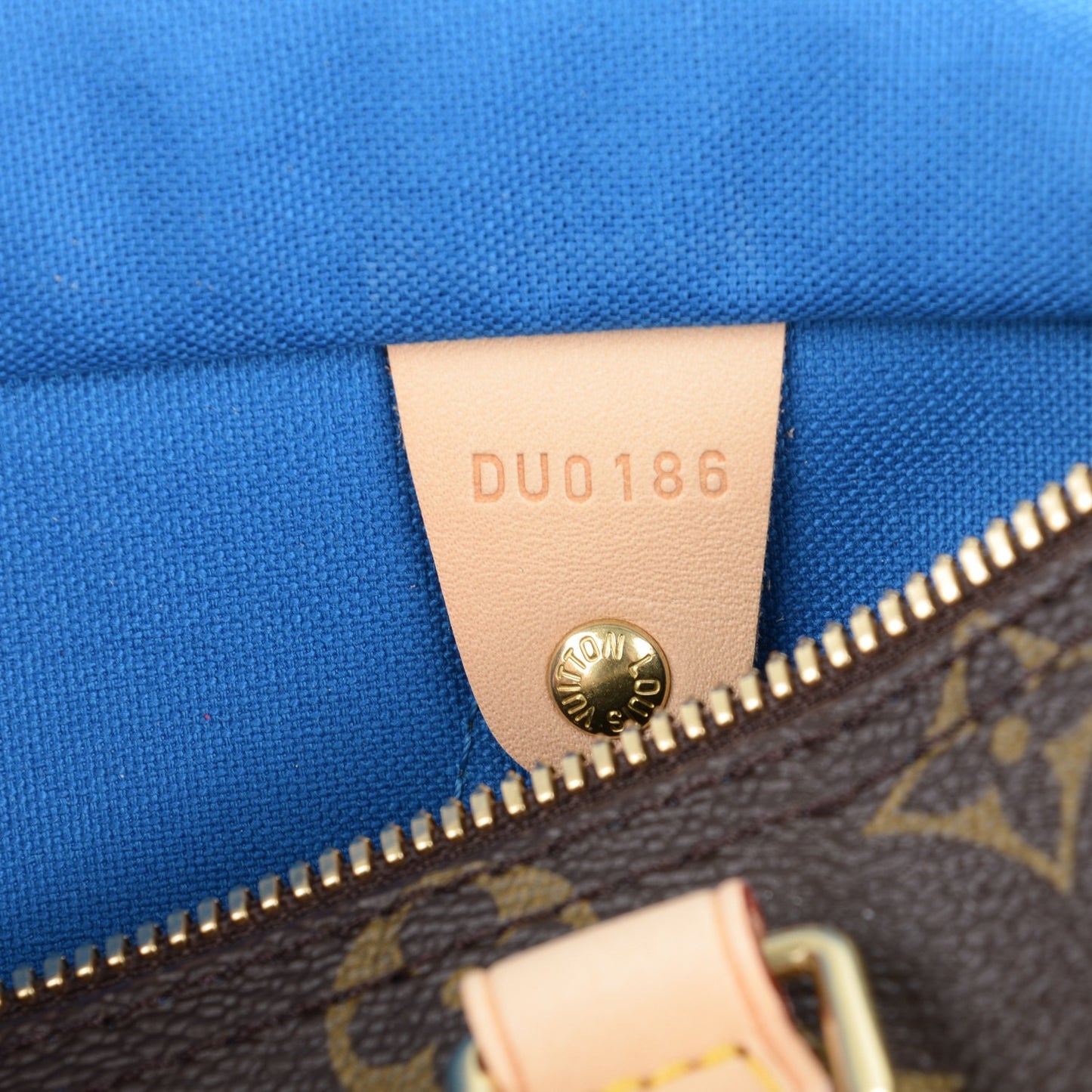 Monogram My LV Heritage Speedy Bandouliere 25 Noir Blue de France