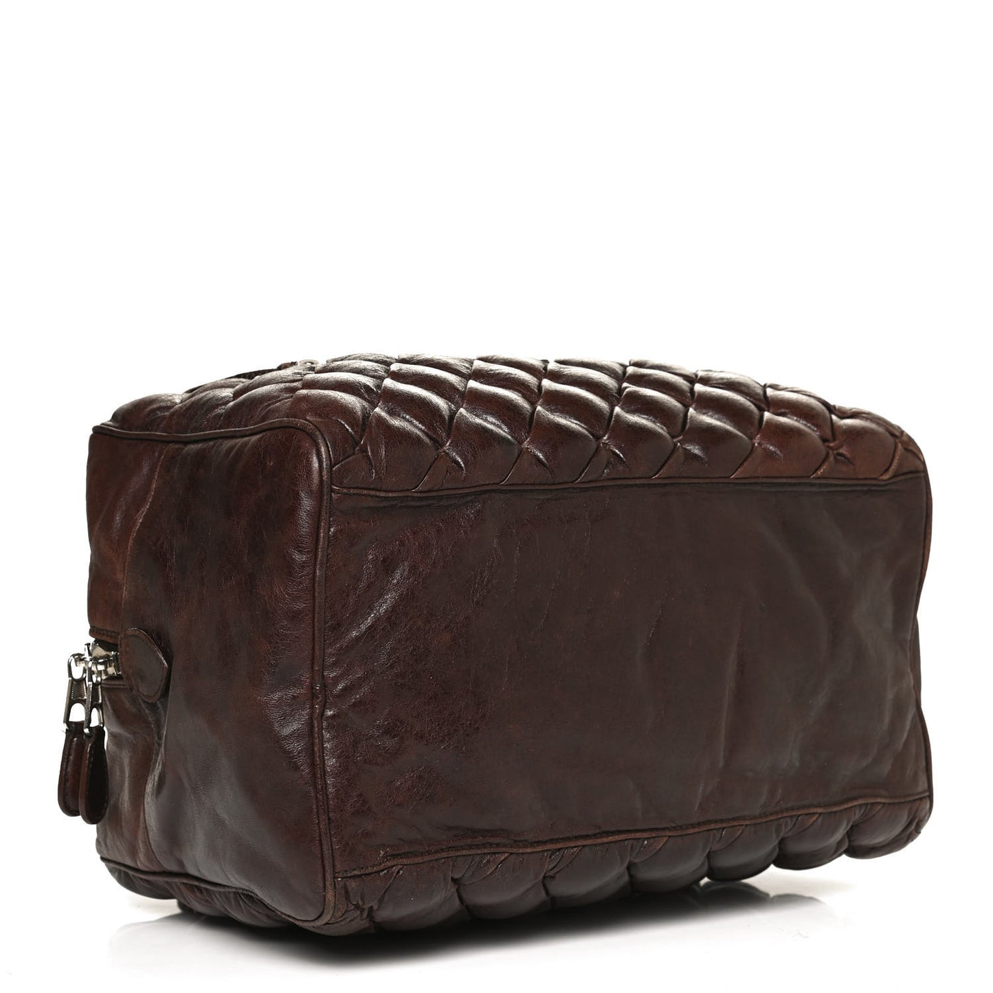 Chevre Quilted Matelasse MM Sienna