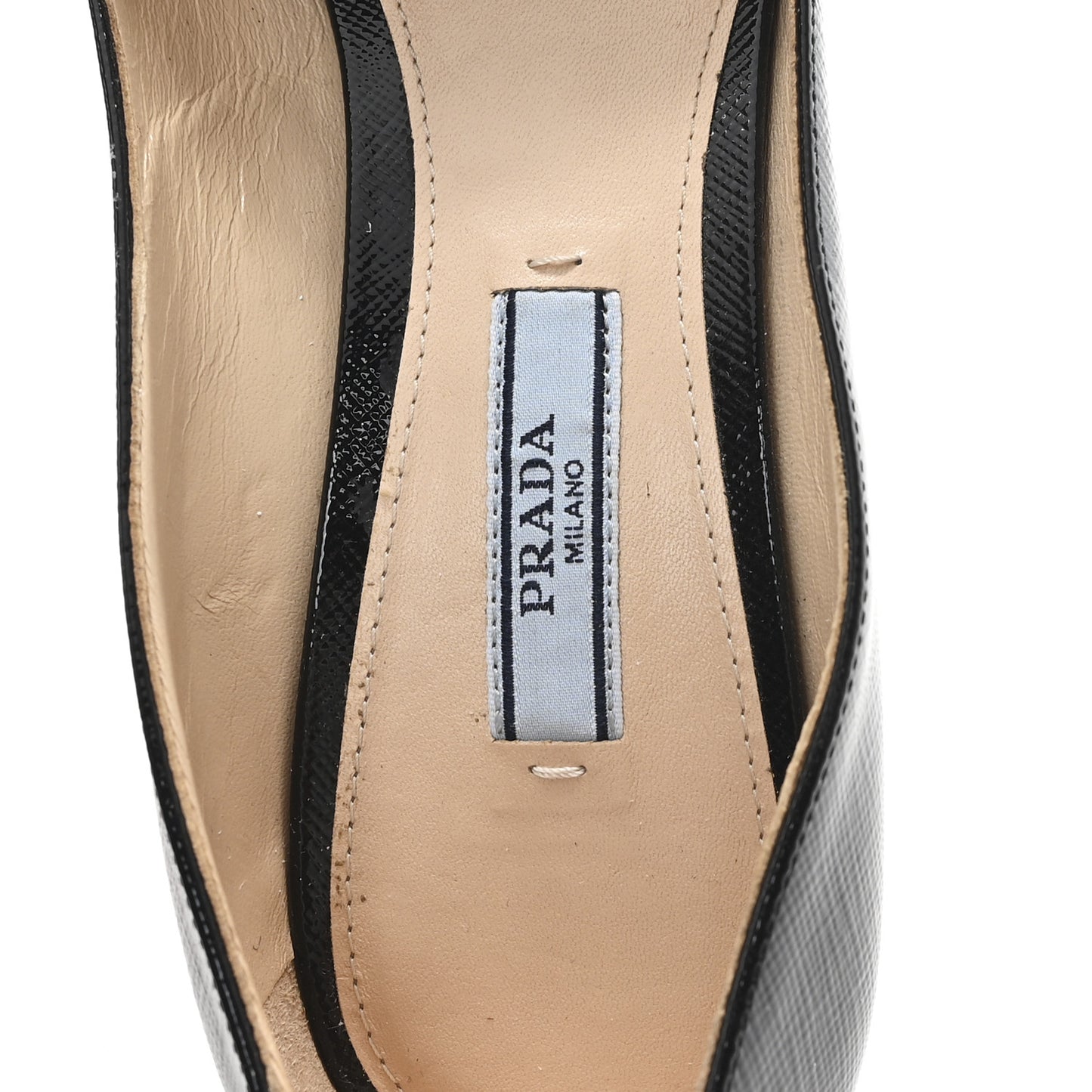 Saffiano Patent Pumps 39 Black