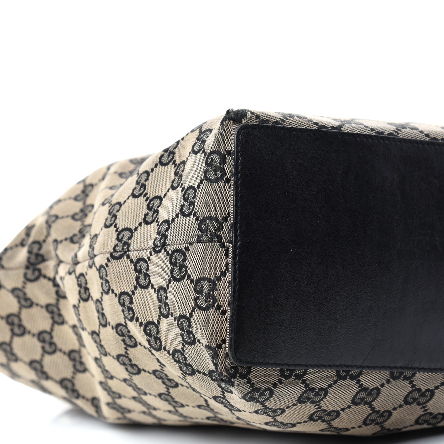 Monogram Large Bucket Tote Black