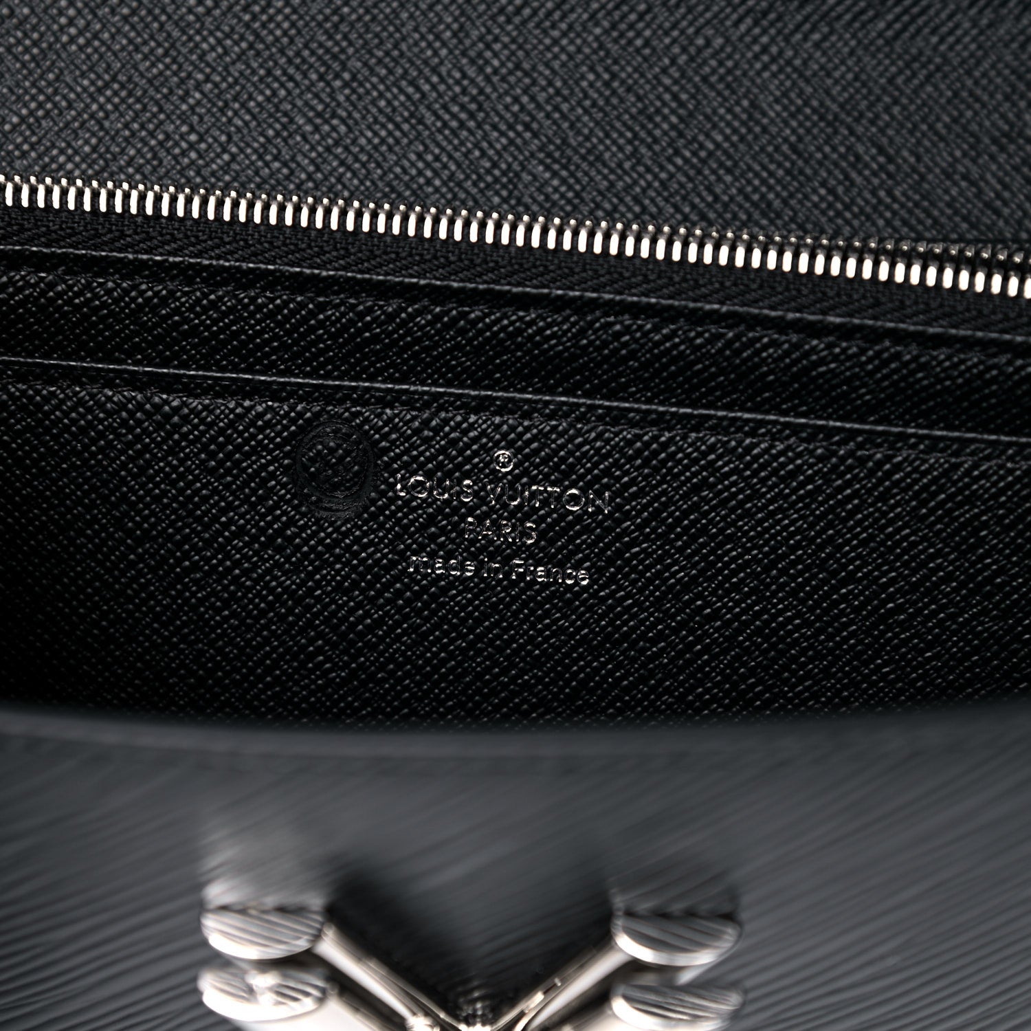 Louis Vuitton Epi Twist Wallet Black 6 of 7