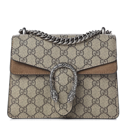 Gucci GG Supreme Monogram Mini Dionysus Shoulder Bag Taupe 1 of 12