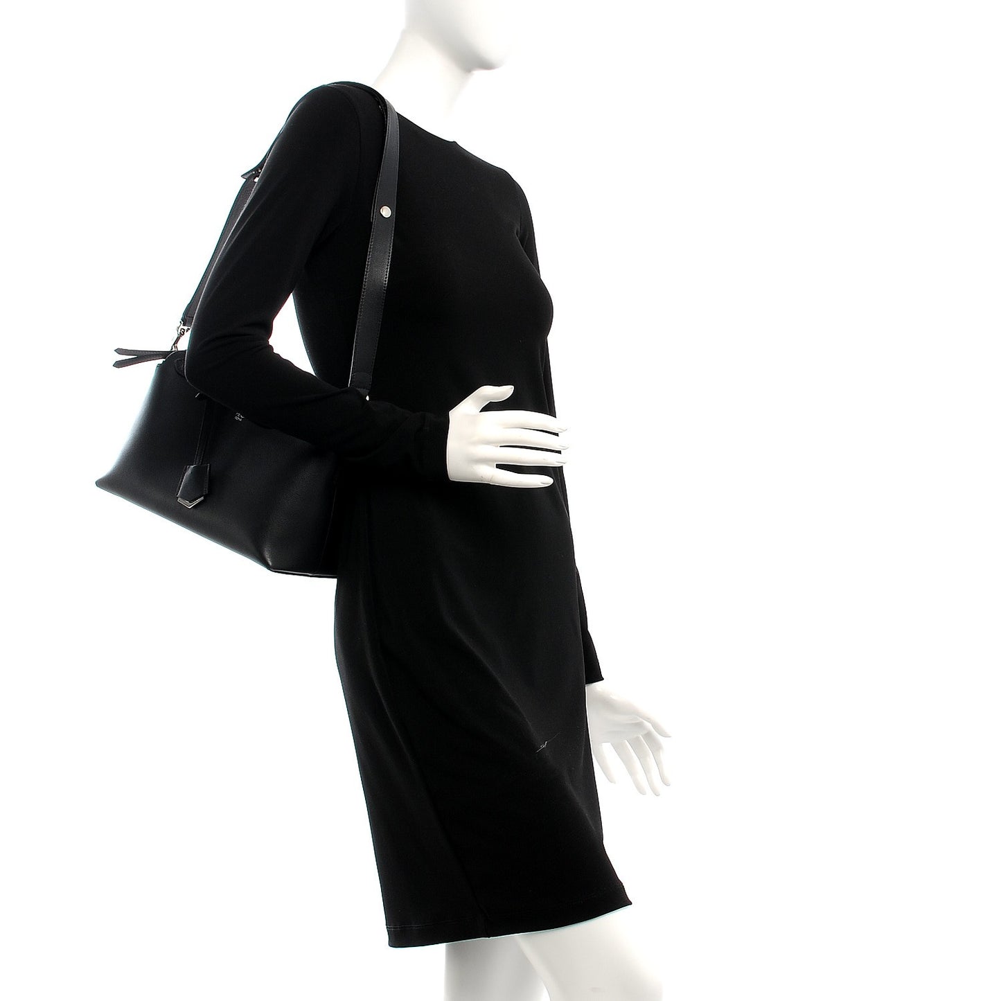 Vitello Dolce Medium By The Way Boston Bag Black