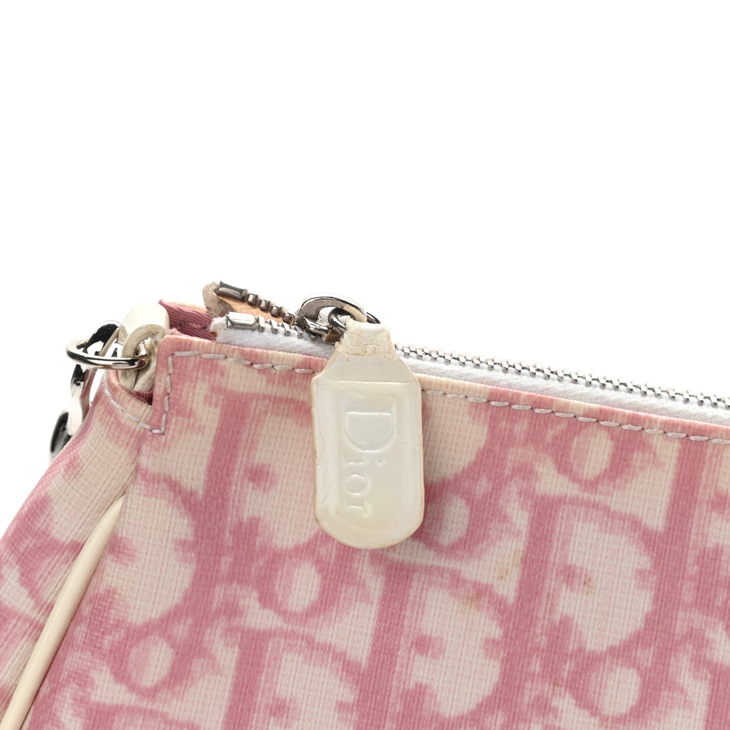 Christian Dior Monogram Mini Saddle Pochette Pink 16 of 22