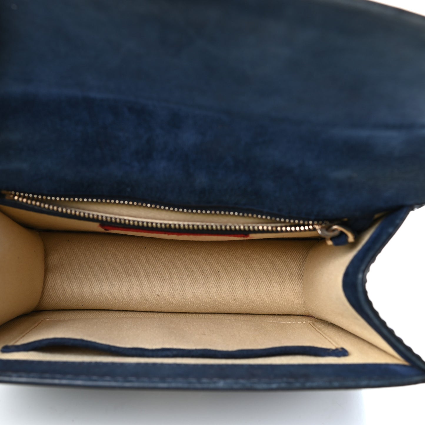 Patent Small Glam Lock Rockstud Flap Marine