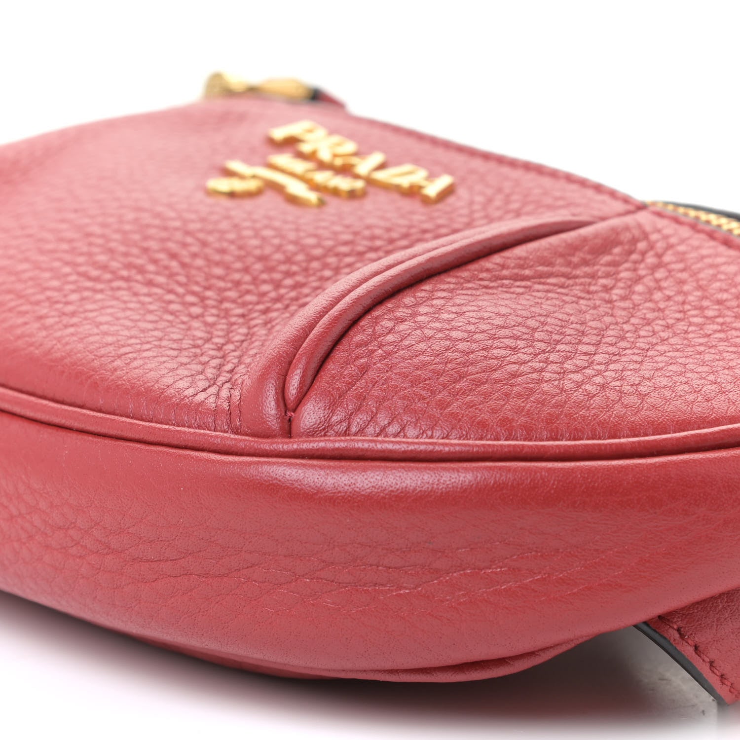 Prada Vitello Daino Small Belt Bag Rosso 14 of 26
