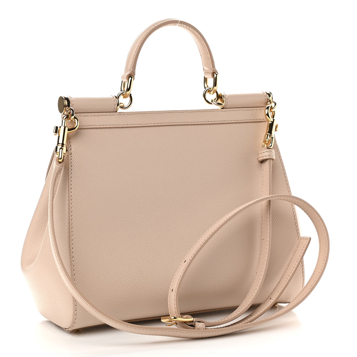 Dauphine Medium Miss Sicily Satchel Beige