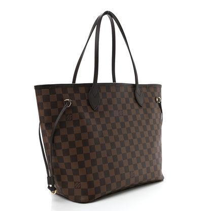 Louis Vuitton Damier Ebene Neo Neverfull MM Rose Ballerine 3 of 11