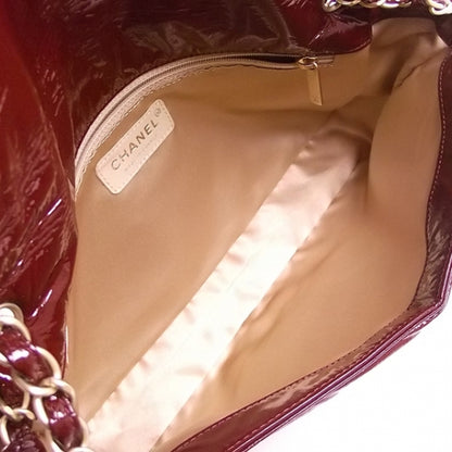 Chanel Patent Classic Flap Bordeaux Burgundy 7 of 12