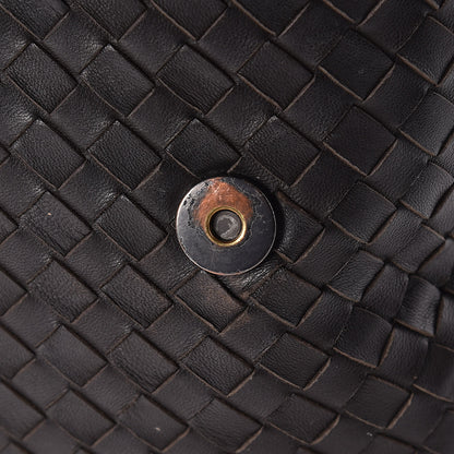 Bottega Veneta Nappa Intrecciato Large Olimpia Bag Ebano 16 of 17