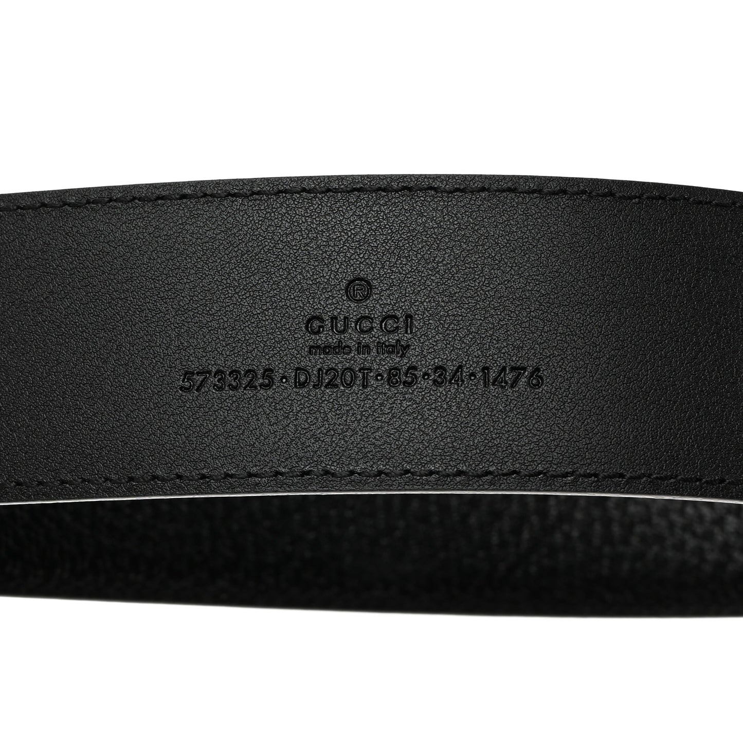 Textured Dollar Calfskin 40mm Belt 85 34 Black