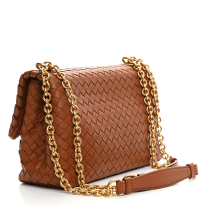 Bottega Veneta Nappa Intrecciato Small Olimpia Shoulder Bag Noce 3 of 9