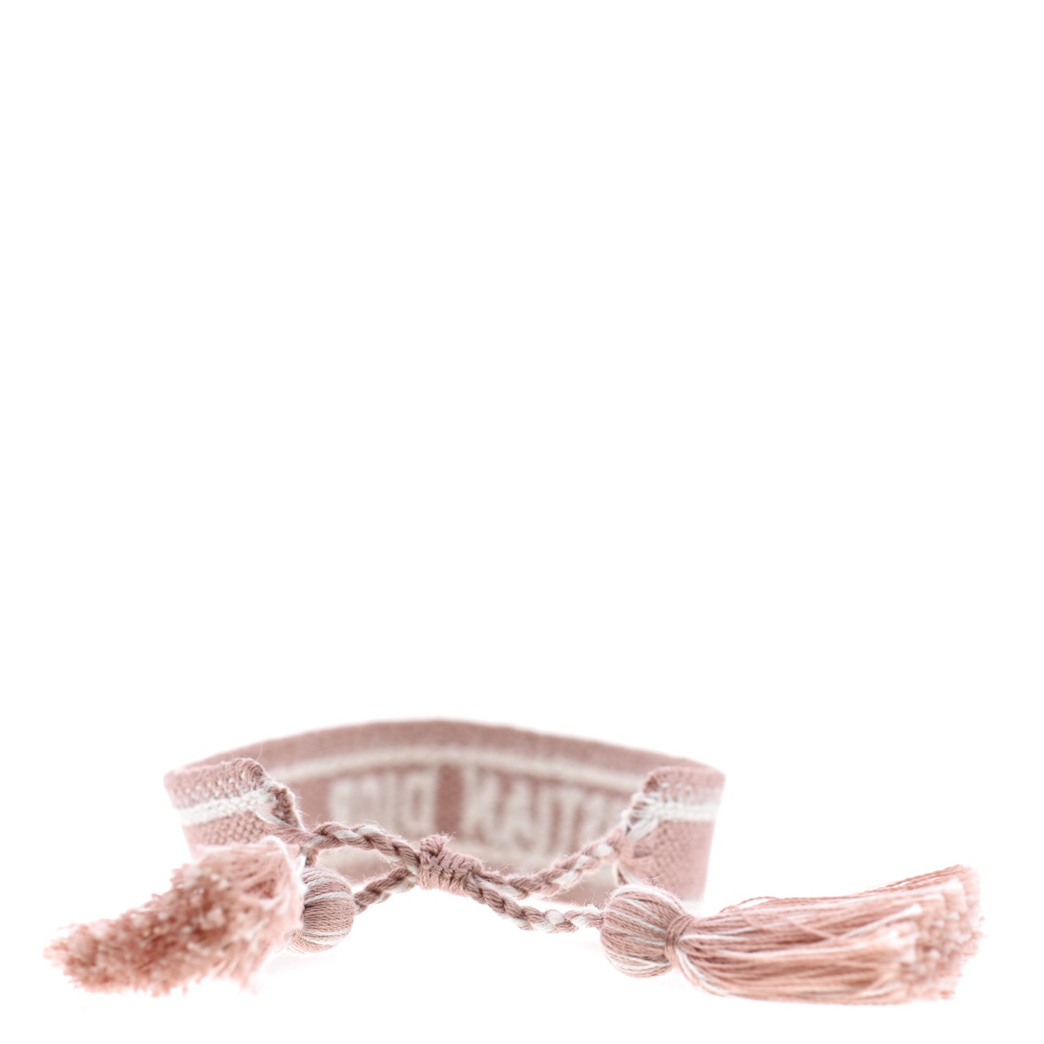 Christian Dior Woven Cotton J'Adior Friendship Bracelet Nude 3 of 3